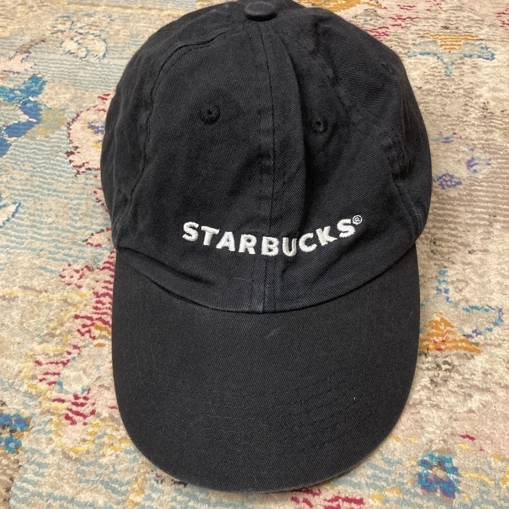 Starbucks Black And White Ball Cap